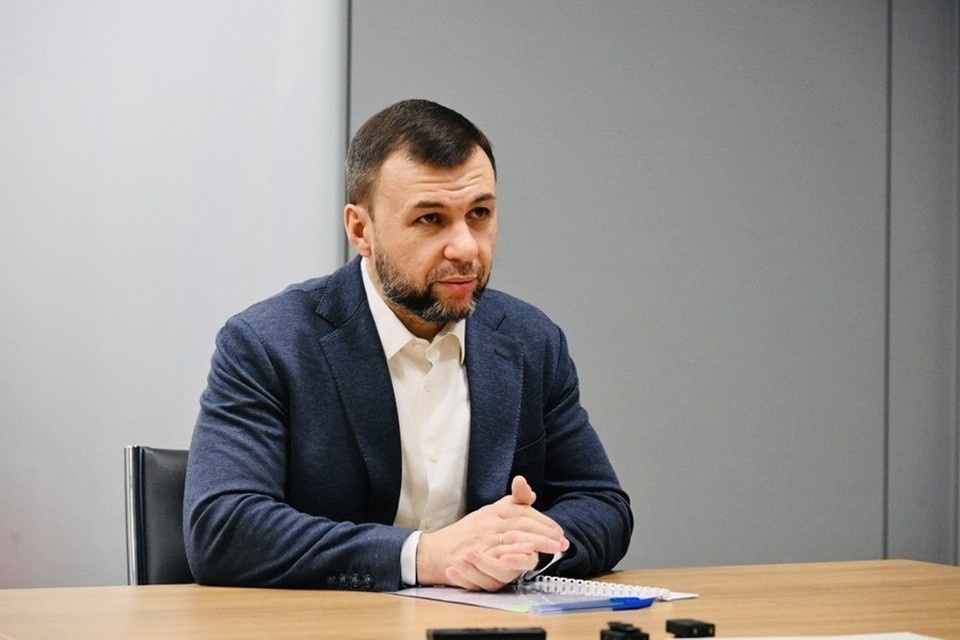   Глава ДНР Денис Пушилин поздравил жителей ЛНР с Днем Республики. Фото: ТГ/Пушилин