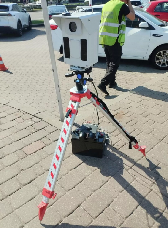Комплекс «Скат-ПП» в процессе тестового мониторинга соблюдения скоростного режима самокатчиками на улицах Минска smartpress.by