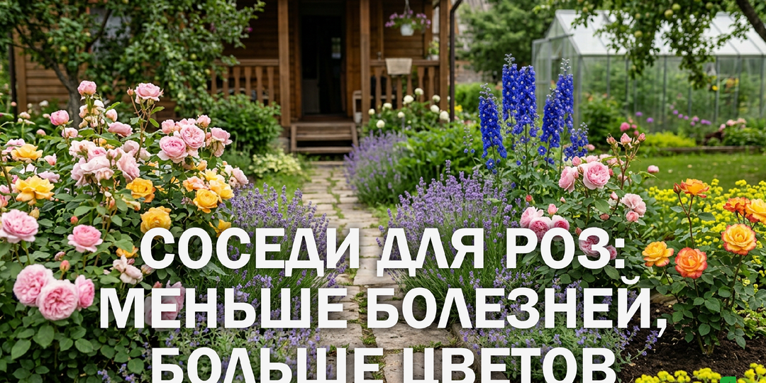 С чем сажать розы рядом: 12 лучших соседей, чтобы кусты не болели и цвели дольше