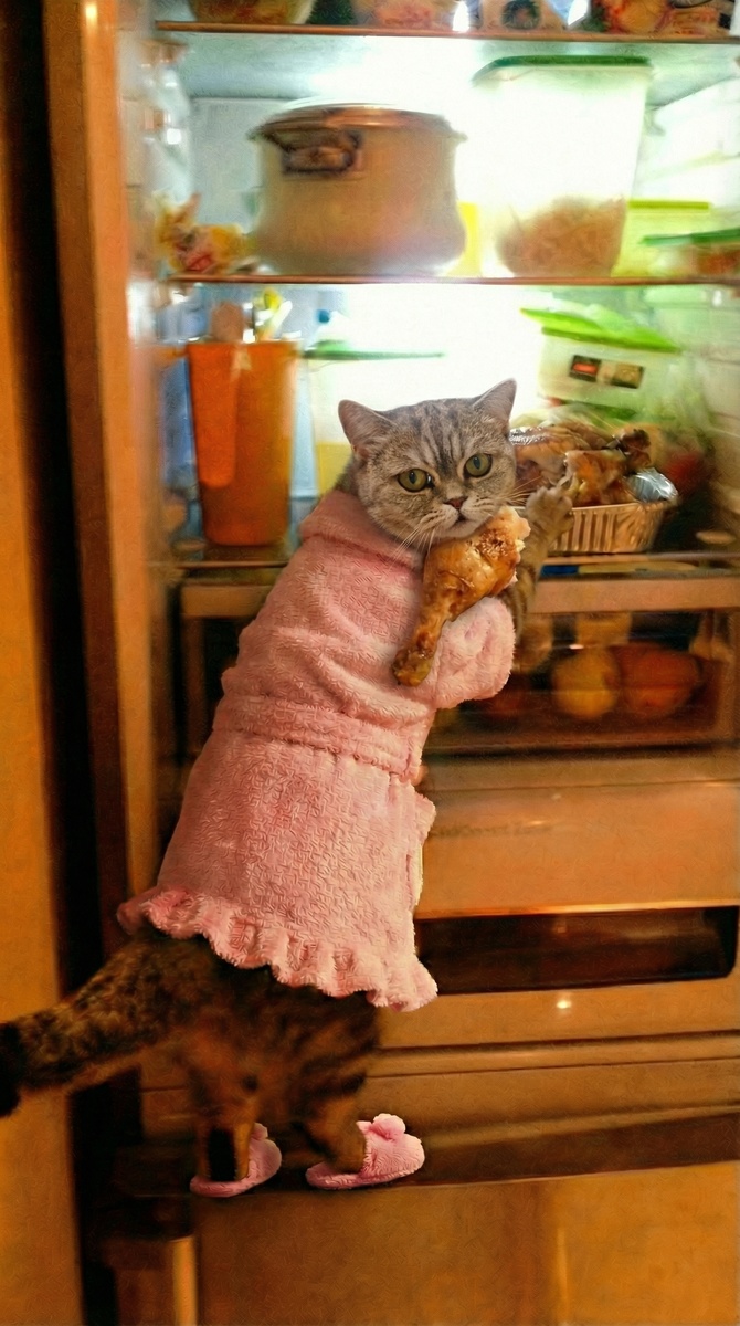 Буся с курицей