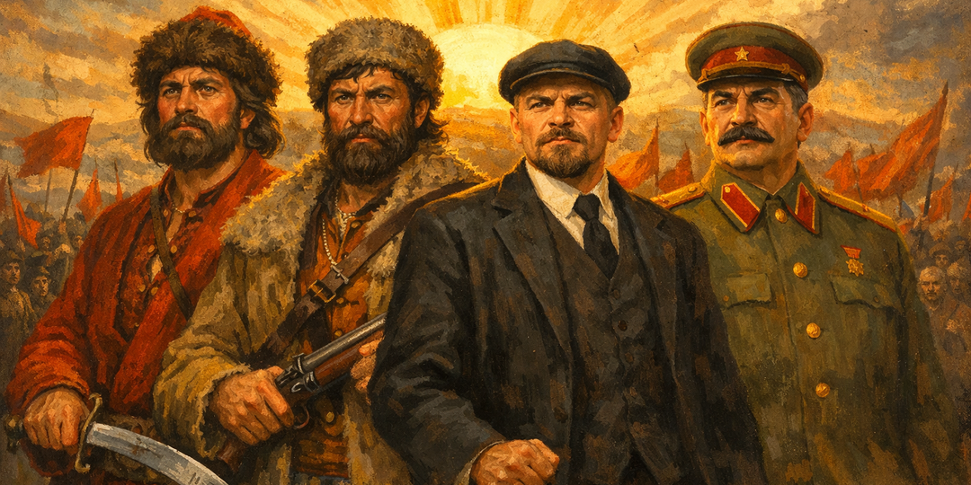 🔥 Герои, освободители народа: от Разина, и Пугачева, до Ленина и Сталина. Память о них жива в веках.
