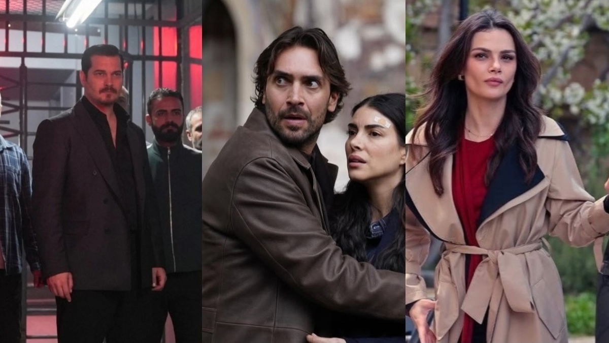кадры из сериалов "Мечта Эшрефа", "Это море переполнится" и "Далекий город"