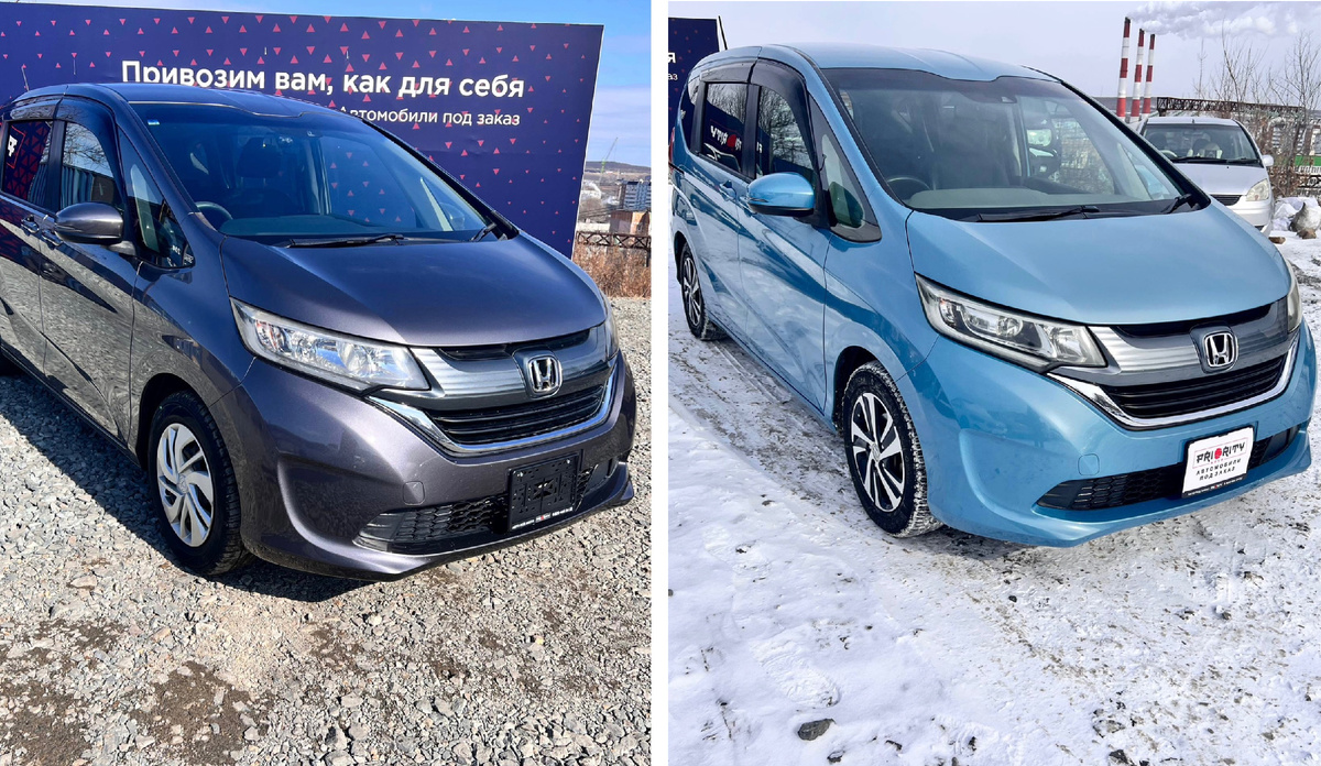 Сразу два Honda Freed для клиента из Ачинска!
