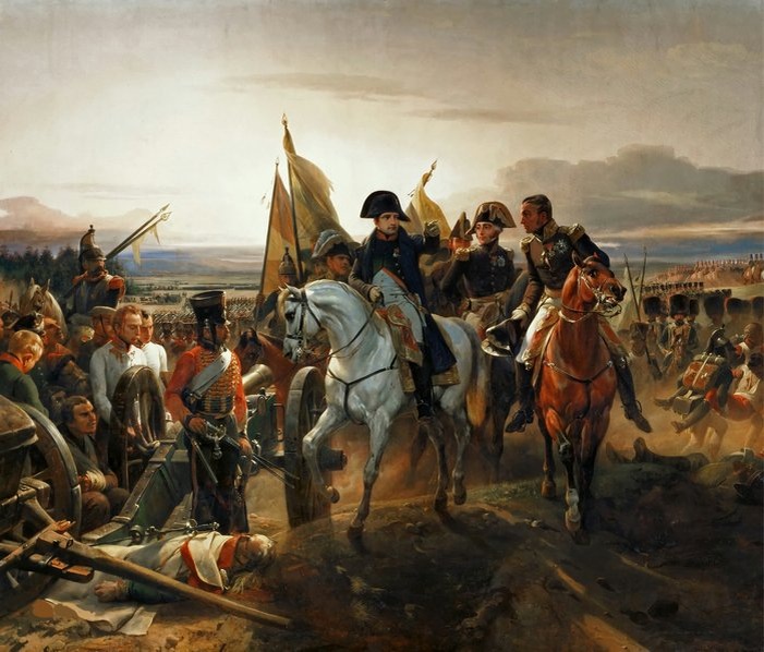 Наполеон I на поле боя под Фридландом, худ. Орас Верне, 1836 г.