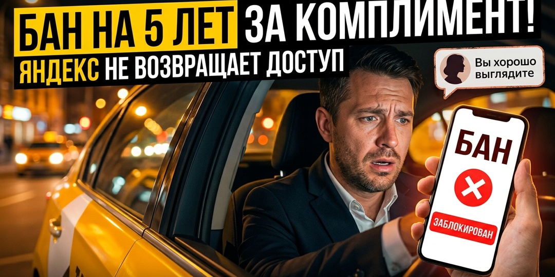 За комплимент — «расстрел»: Как Яндекс.Такси блокирует водителей навсегда без права на защиту