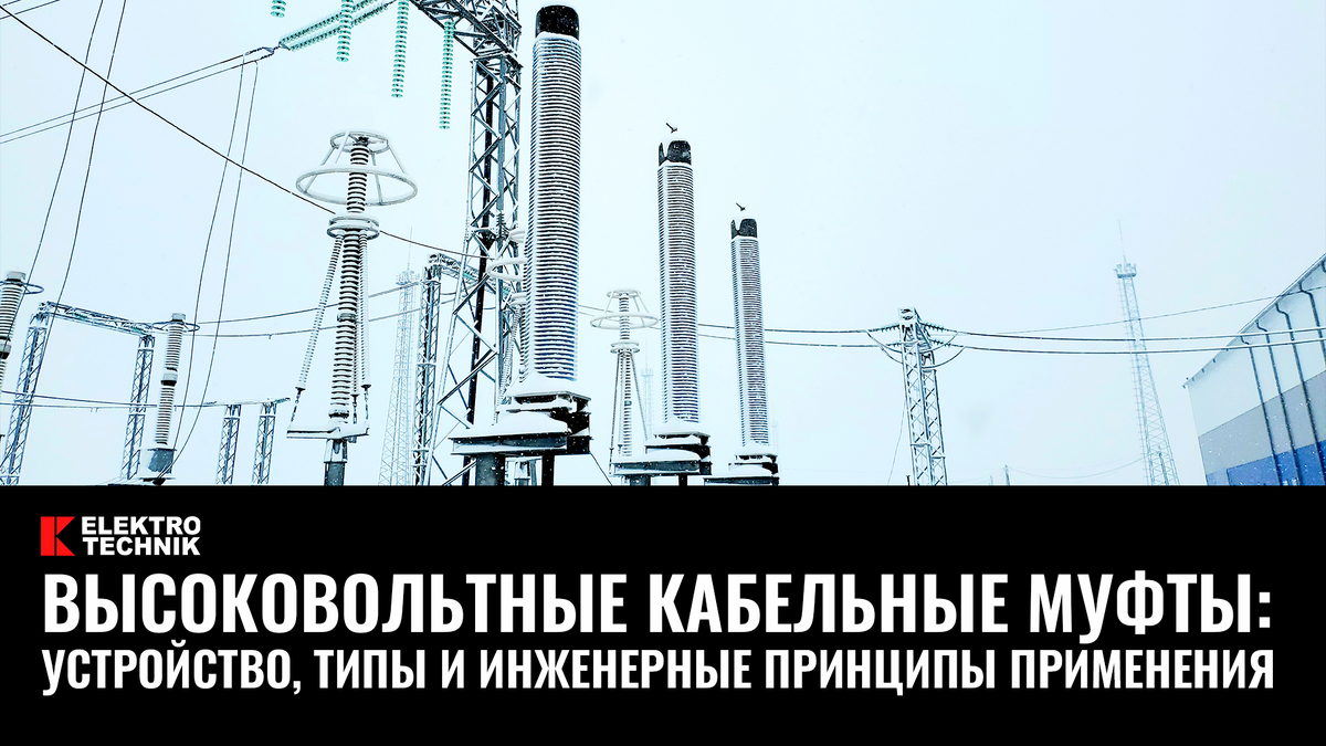Высоковольтные кабельные муфты: устройство, типы и инженерные принципы применения