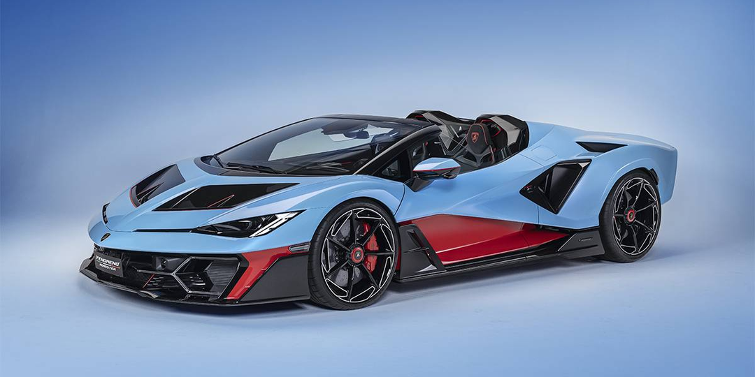 🏎️💨 Самый мощный Lamborghini с откидным верхом: 1080 л.с., 2,4 секунды и 15 счастливчиков.