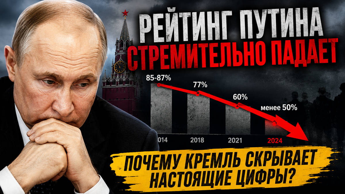 ВЦИОМ: уровень доверия к Путину опустился до минимальных значений