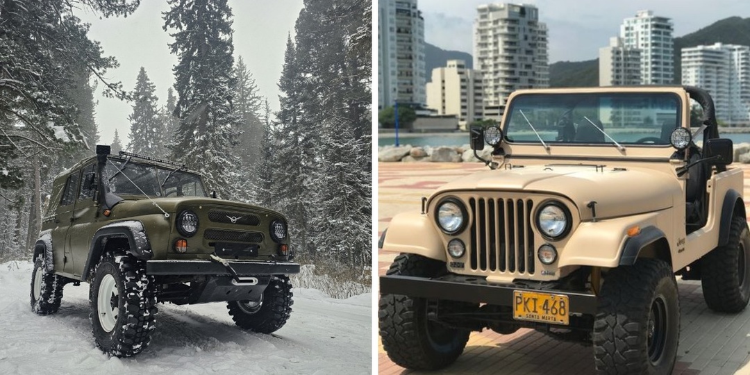 УАЗ‑469 vs Jeep CJ‑7: кто лучше для бездорожья и выживания?
