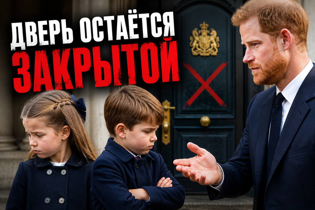 «Дверь остаётся закрытой»: как принц Гарри потерял связь с племянниками и пытается её вернуть