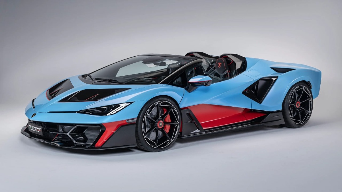 Lamborghini Fenomeno самый мощный гибридный суперкар с откидным верхом