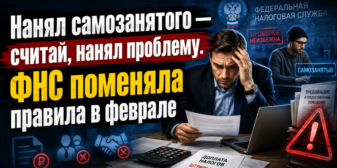 Наняли самозанятого? ФНС теперь смотрит не на договор, а на то, как вы реально работаете