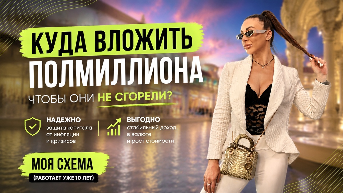 Куда вложить полмиллиона, чтобы они не сгорели? Моя схема (работает 10 лет)
