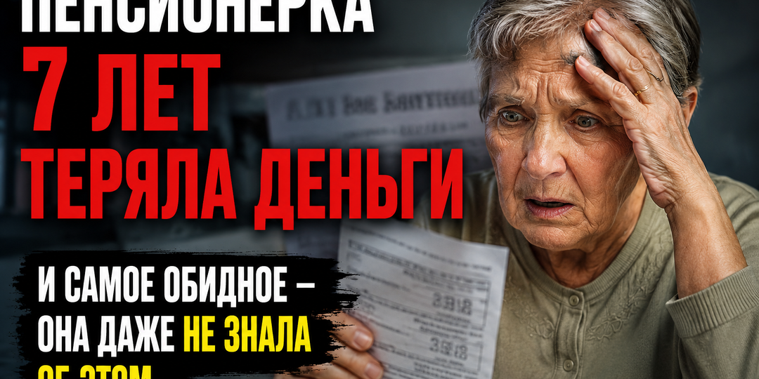 Пенсионерка 7 лет теряла деньги. И самое обидное — она даже не знала об этом.