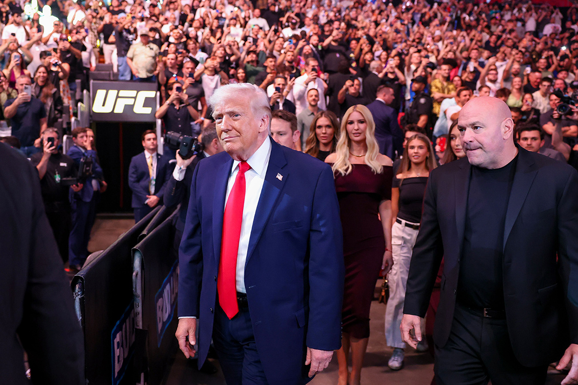   Дональд Трамп и Дана Уайт. Getty Images