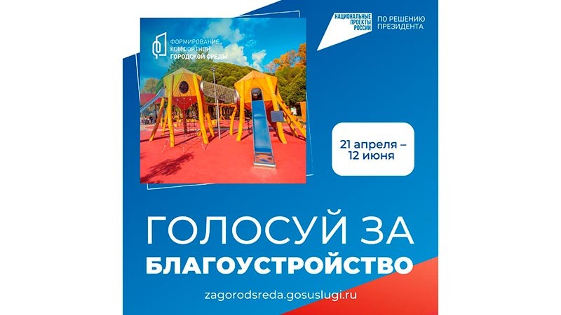    Голосуйте за благоустройство города!