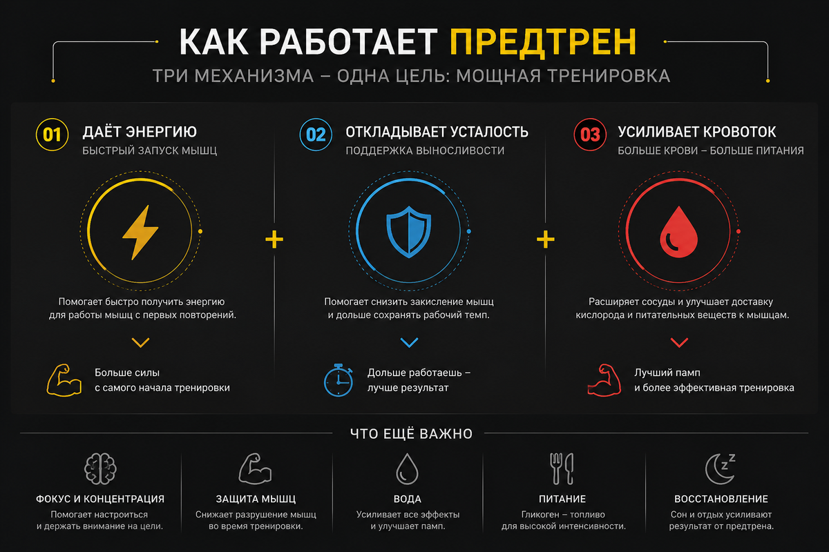 Как работает предтрен: механизмы в действии