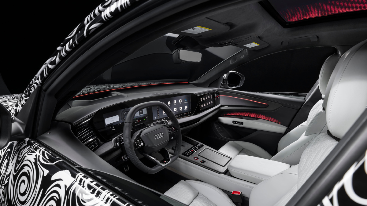 Audi Q9: снаружи пока камуфляж, но внутри всё уже раскрыто!