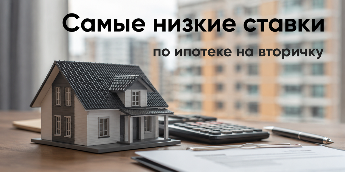 Самые низкие ставки по ипотеке на вторичку