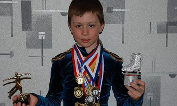 Дмитрий Алиев в детстве.