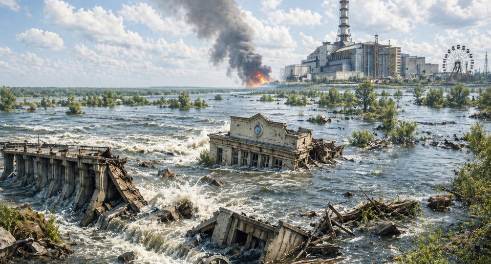 Уникальный природный заповедник создала планетарная катастрофа Каховского водохранилища у Днепра