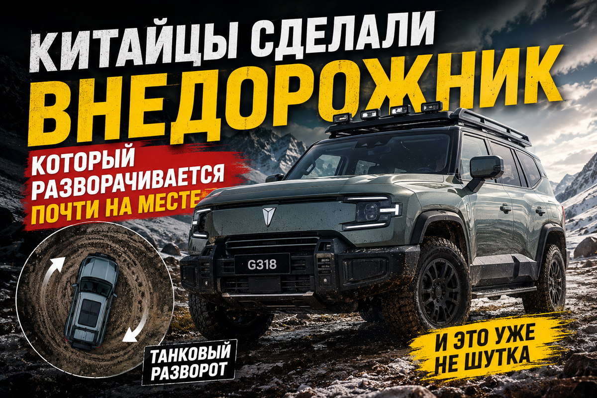 «Китайский автопром снова удивил рынок — Deepal G318 получил необычные технологии и дизайн, из-за которых о нем начали говорить даже скептики.»