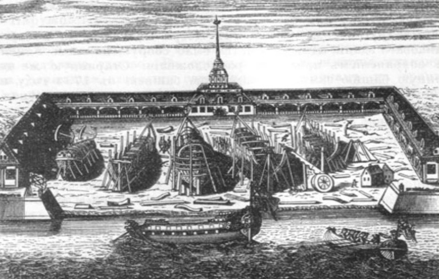 Санкт-Петербургское Адмиралтейство в XVIII в.