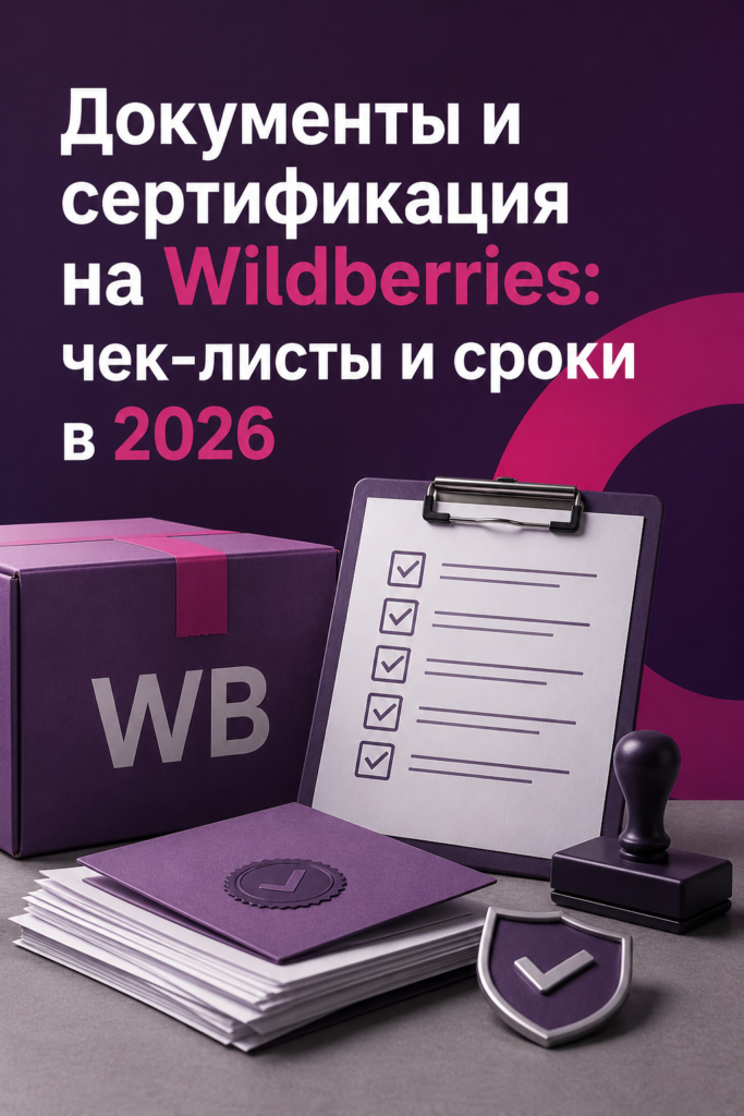    Документы и сертификация на Wildberries 2026: чек-лист и сроки. Рахим Танжариков разбирает требования по маркировке и Честному знаку для FBO и FBS. Узнайте, как избежать штрафов и легально масштабировать продажи. Только актуальная практика действующего селлера с оборотом 30 млн. Пошаговый гид по документам и поставкам без воды. Ваш старт в 2026 году. Рахим Танжариков