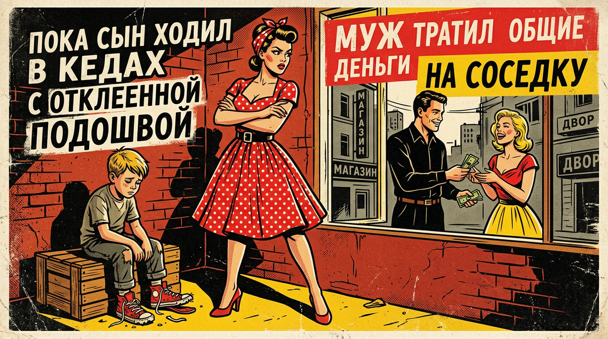 Муж тратил общие деньги на соседку
