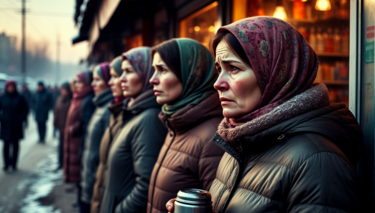 Стояли в очереди даже ночью