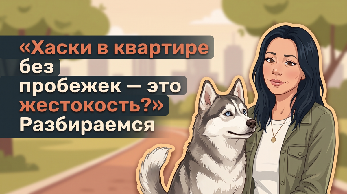    Анна Korektika-Pes и хаски: можно ли активной собаке жить в квартире. Анна Марковская
