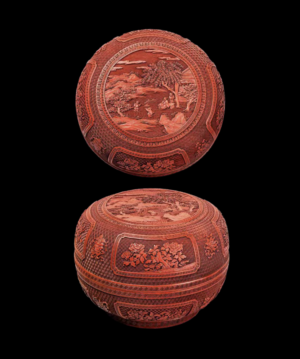Коробка с крышкой, начало XVIII века. Китай
Дерево, лак; резьба 11 × 29 см. Государственный музей Востока 