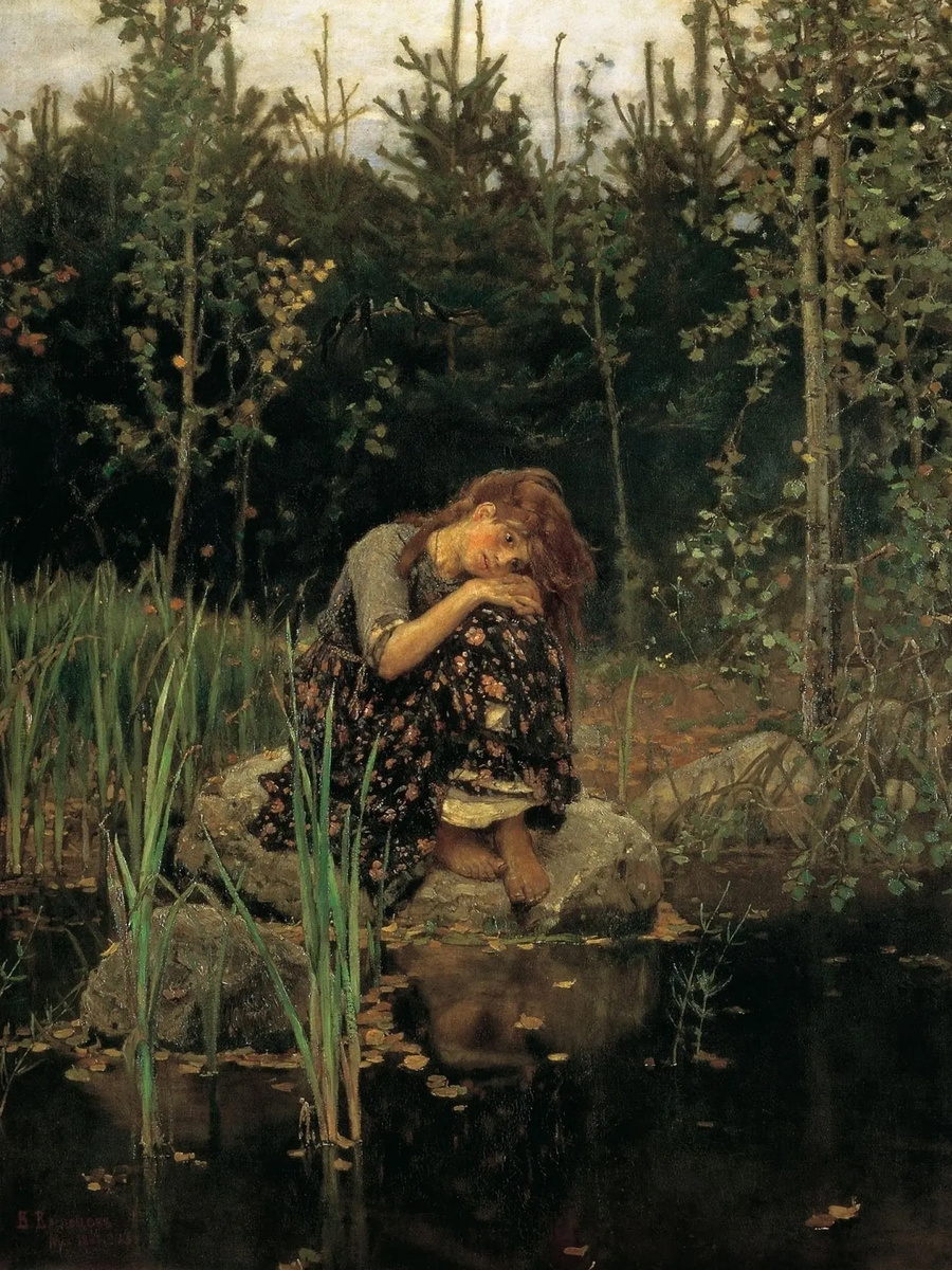 Виктор Васнецов. Аленушка. 1881. Государственная Третьяковская галерея, Москва
