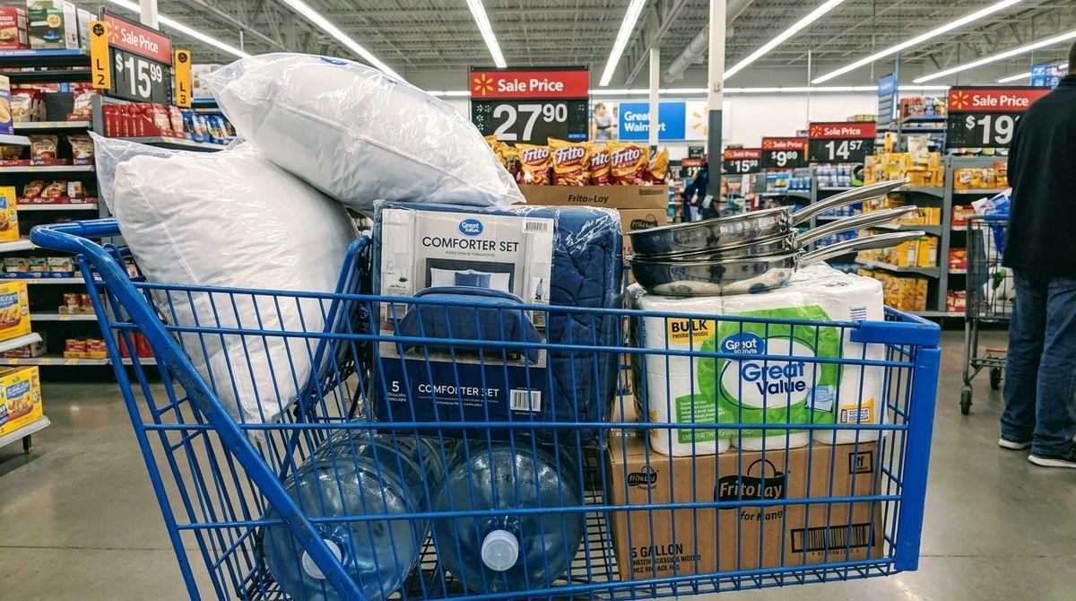 Тележка в Walmart