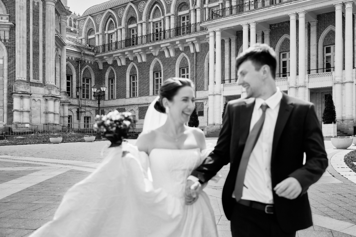 Царицыно для свадебной фотосессии 