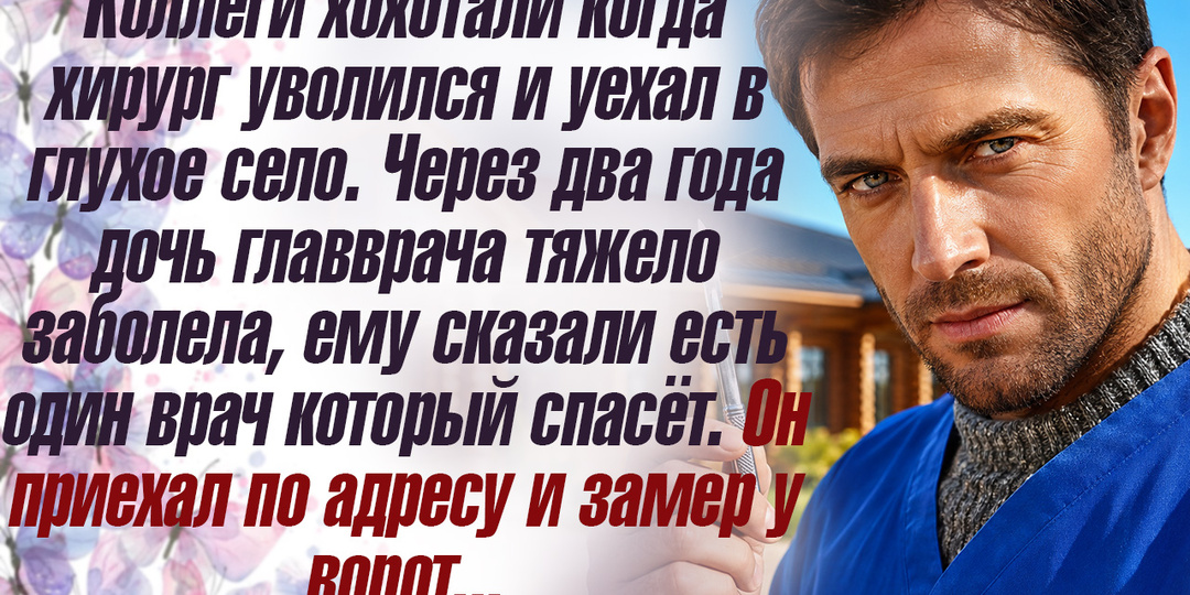 Коллеги хохотали когда хирург уволился и уехал в глухое село.