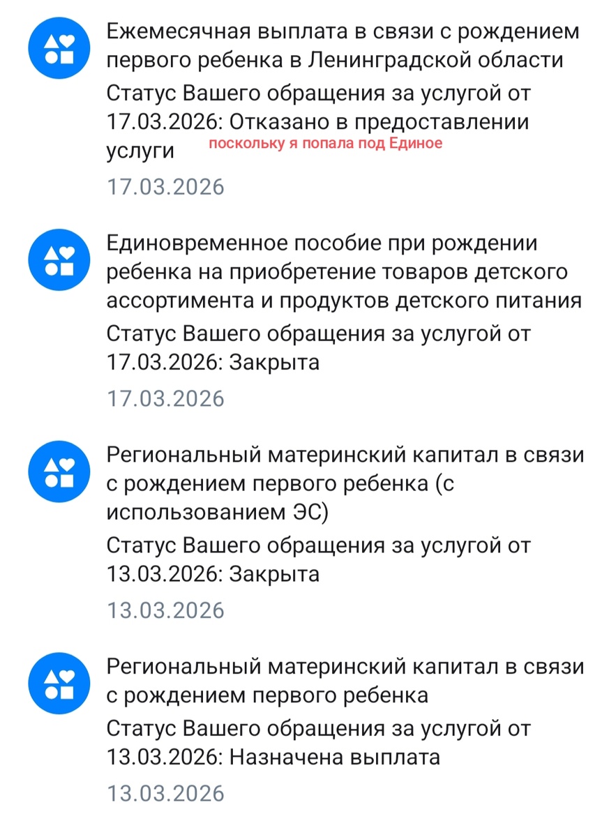 Вот информация о назначенных от Соцзащиты мерах поддержки.