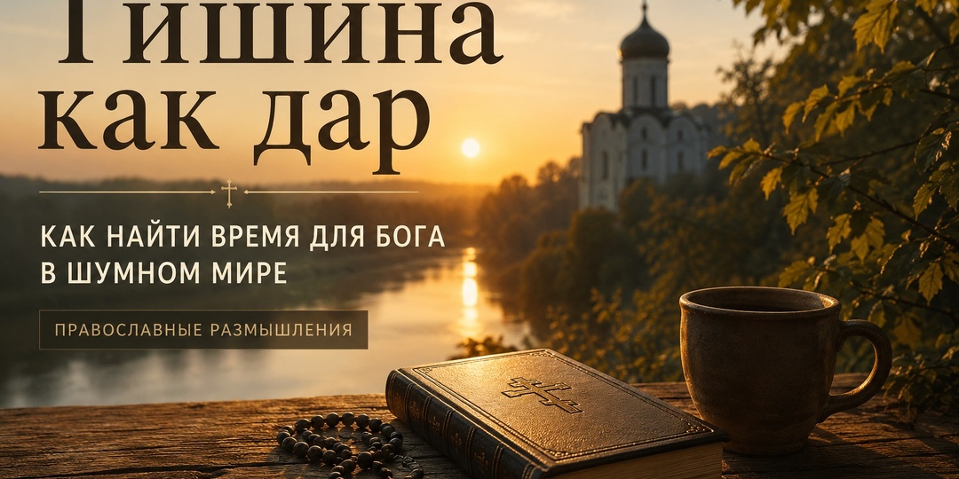 Тишина как дар: как найти время для Бога в шумном мире