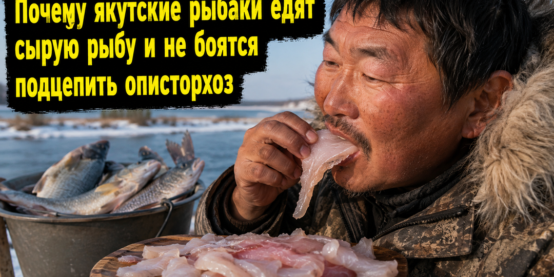 Почему якутские рыбаки едят сырую рыбу и не боятся подцепить описторхоз