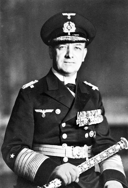 Эрих Редер, главнокомандующий ВМС нацистской Германии с 1935 по 1943 год.