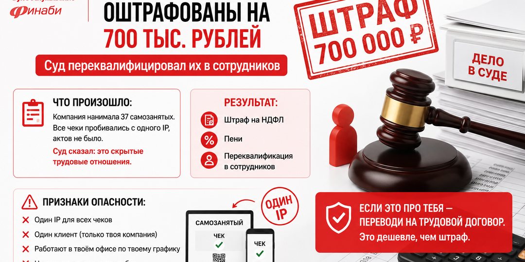 Как 37 самозанятых потеряли 700 тысяч рублей: почему суд переквалифицировал их в работников