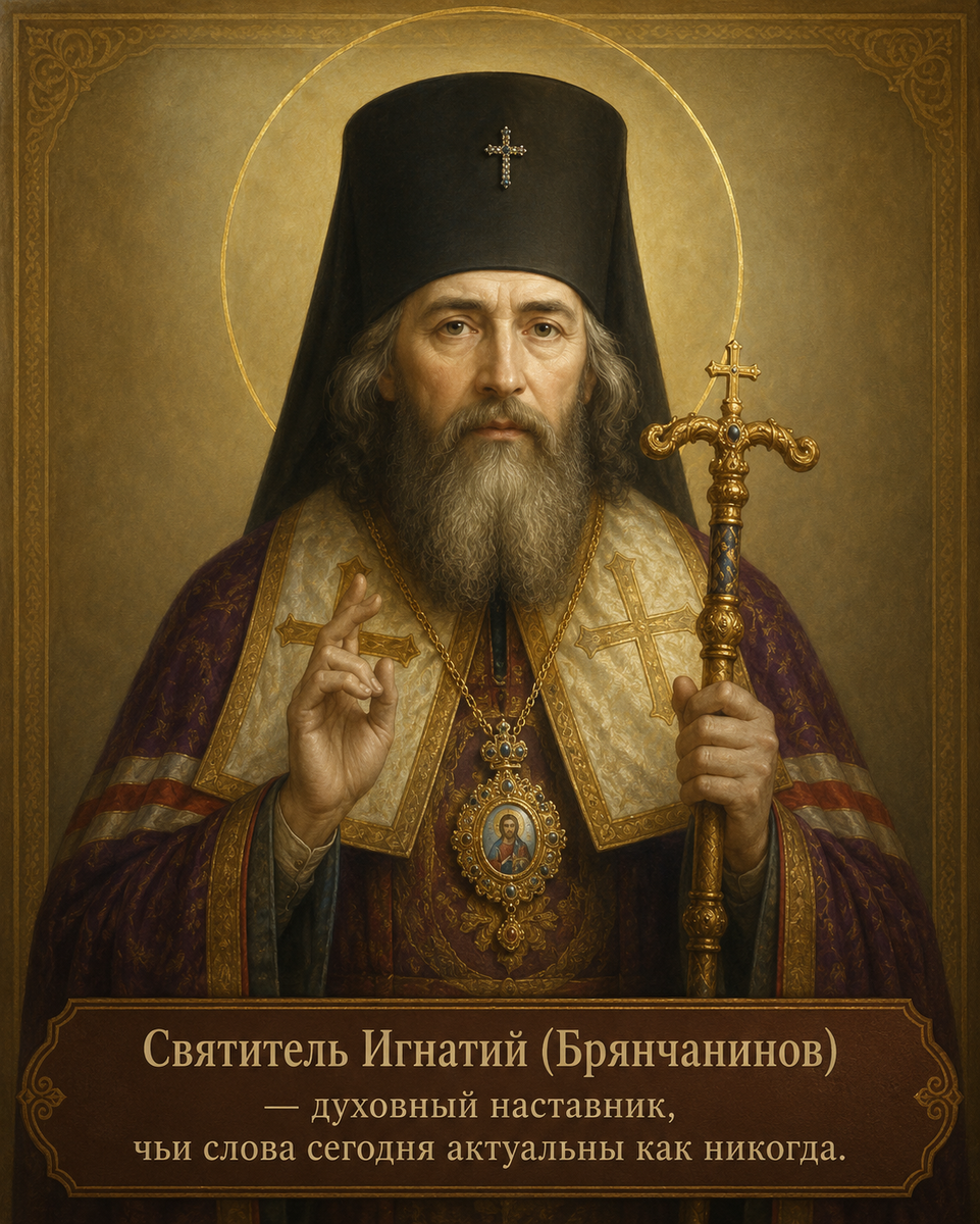 Святитель Игнатий (Брянчанинов) — духовный наставник, чьи слова сегодня актуальны как никогда.
