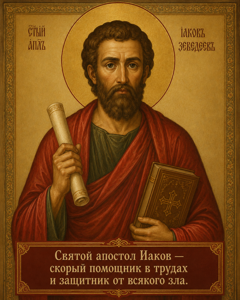 Святой апостол Иаков — скорый помощник в трудах и защитник от всякого зла.