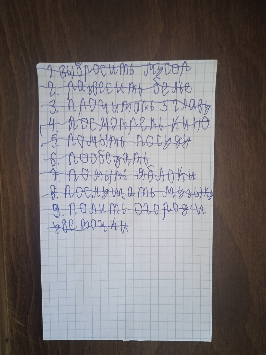 Список дел