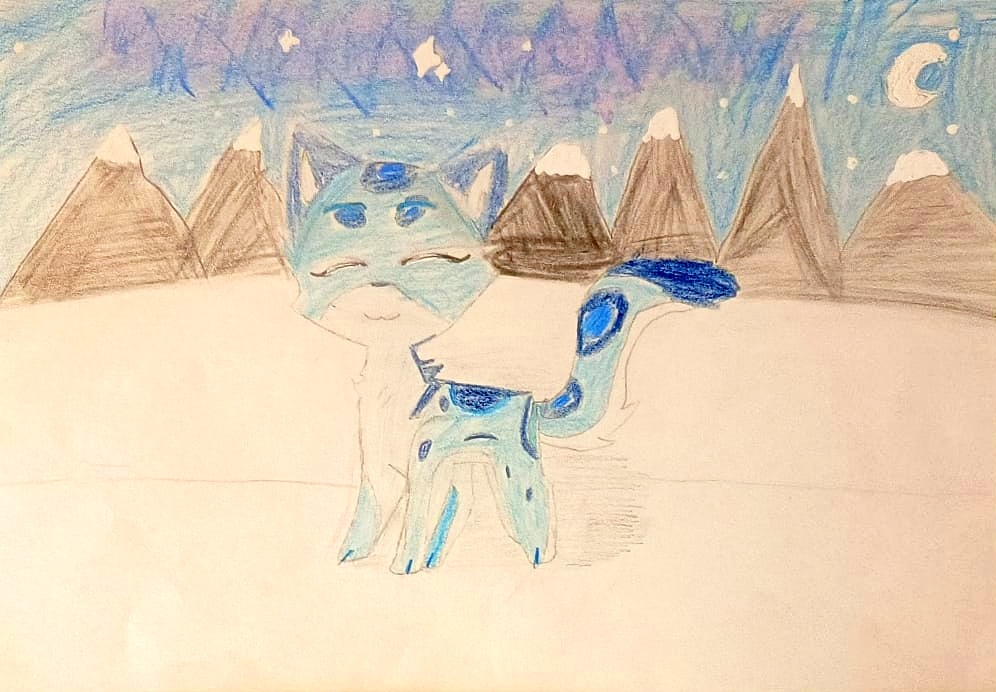 Зимний кот в Гималаях. 