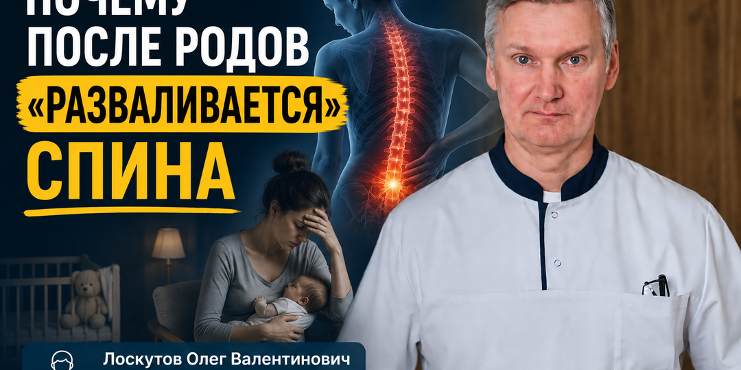 Почему после родов «разваливается» спина