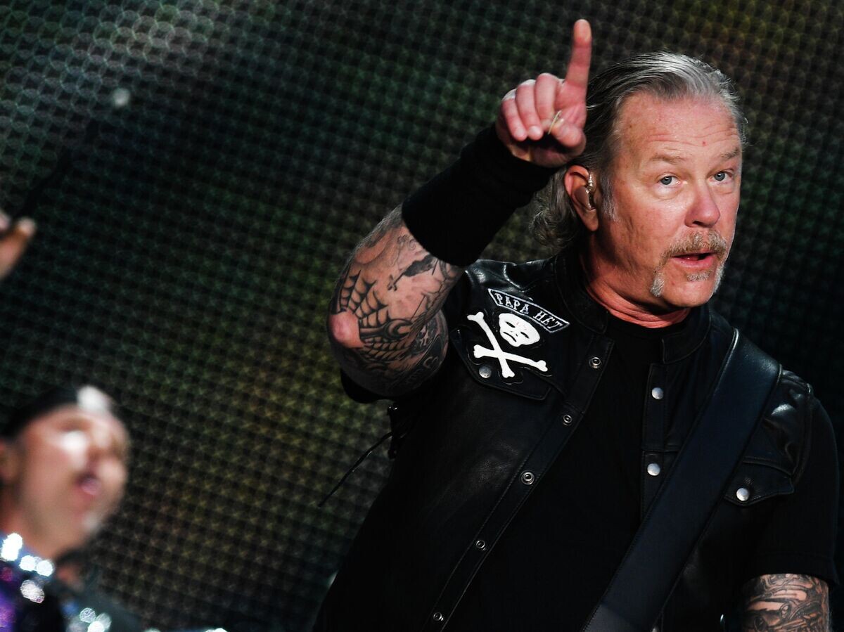    Джеймс Хетфилд во время концерта рок-группы Metallica | © РИА Новости / Владимир Астапкович