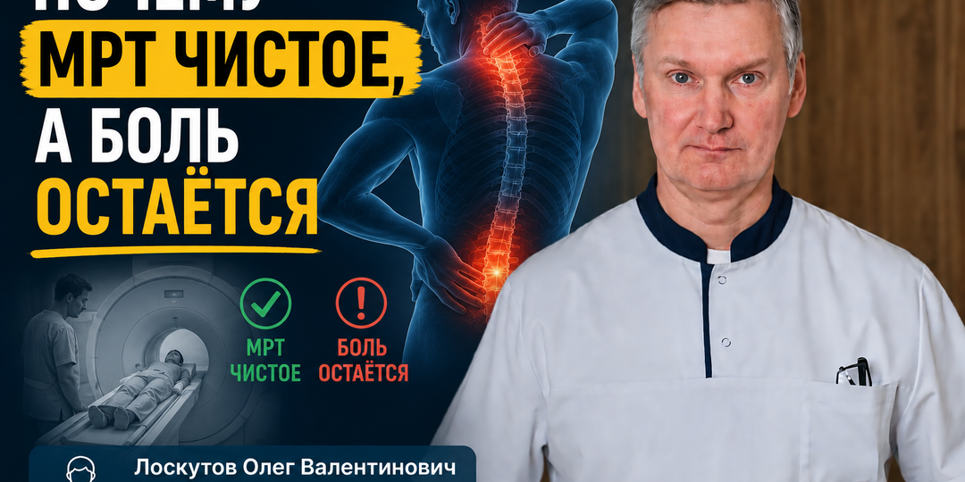 Почему МРТ чистое, а боль остаётся