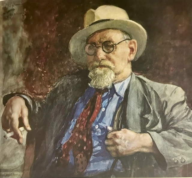 Александр Герасимов. «Портрет художника В.В.Мешкова». 1954