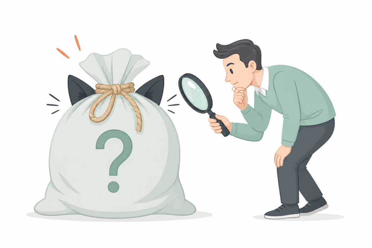Завязанный мешок с котом? Либо там лежат ваши деньги. Как проверить, не купив кота — читайте в статье.